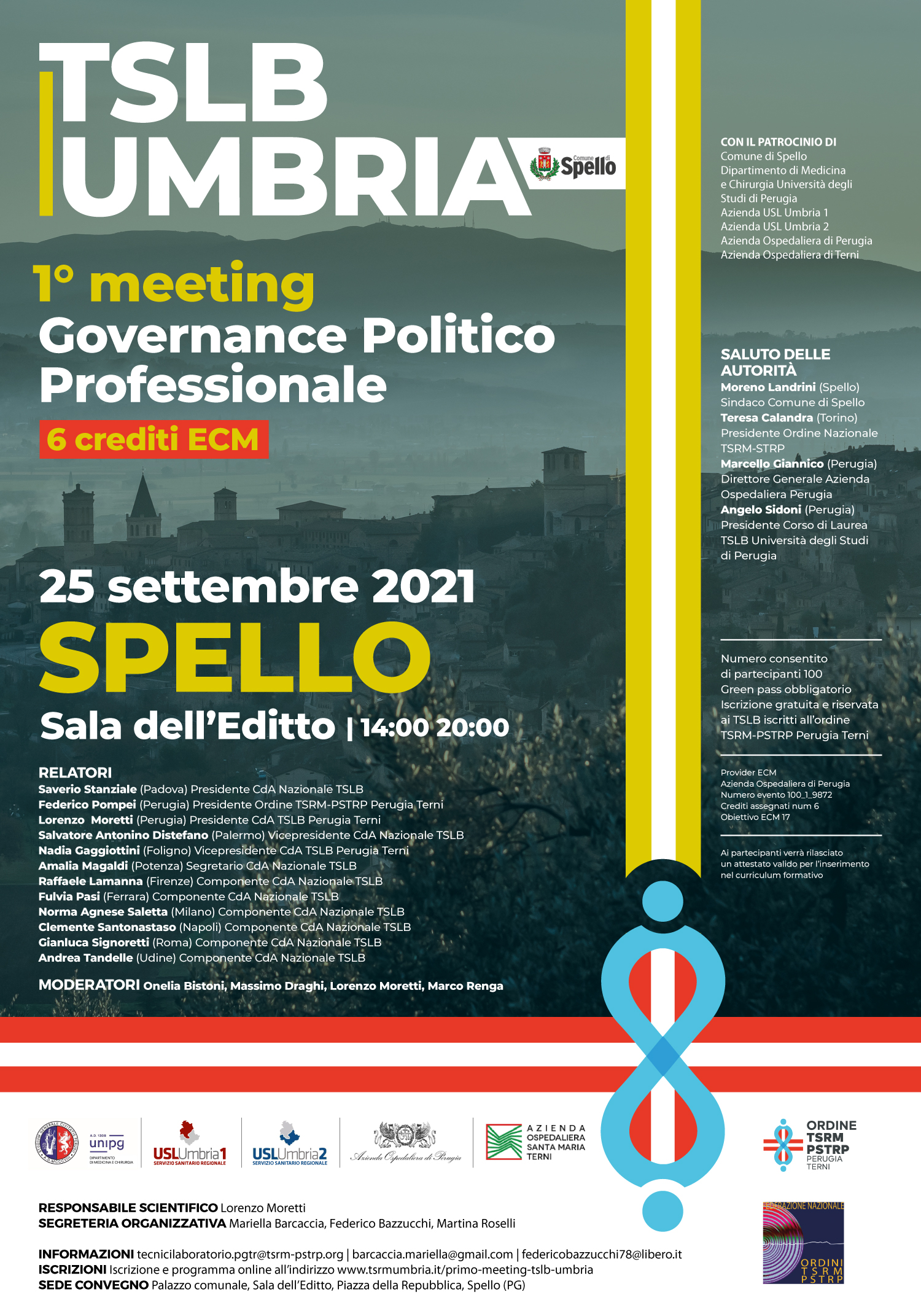 1° MEETING TSLB UMBRIA GOVERNACE POLITICO PROFESSIONALE 1° MEETING TSLB UMBRIA GOVERNACE POLITICO PROFESSIONALE