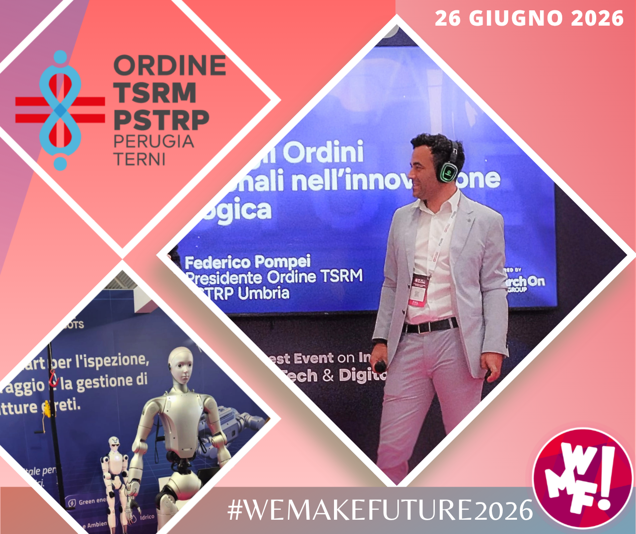 Il ruolo degli Ordini professionali nell’innovazione tecnologica: l’intervento del Presidente Pompei al WMF di Bologna
