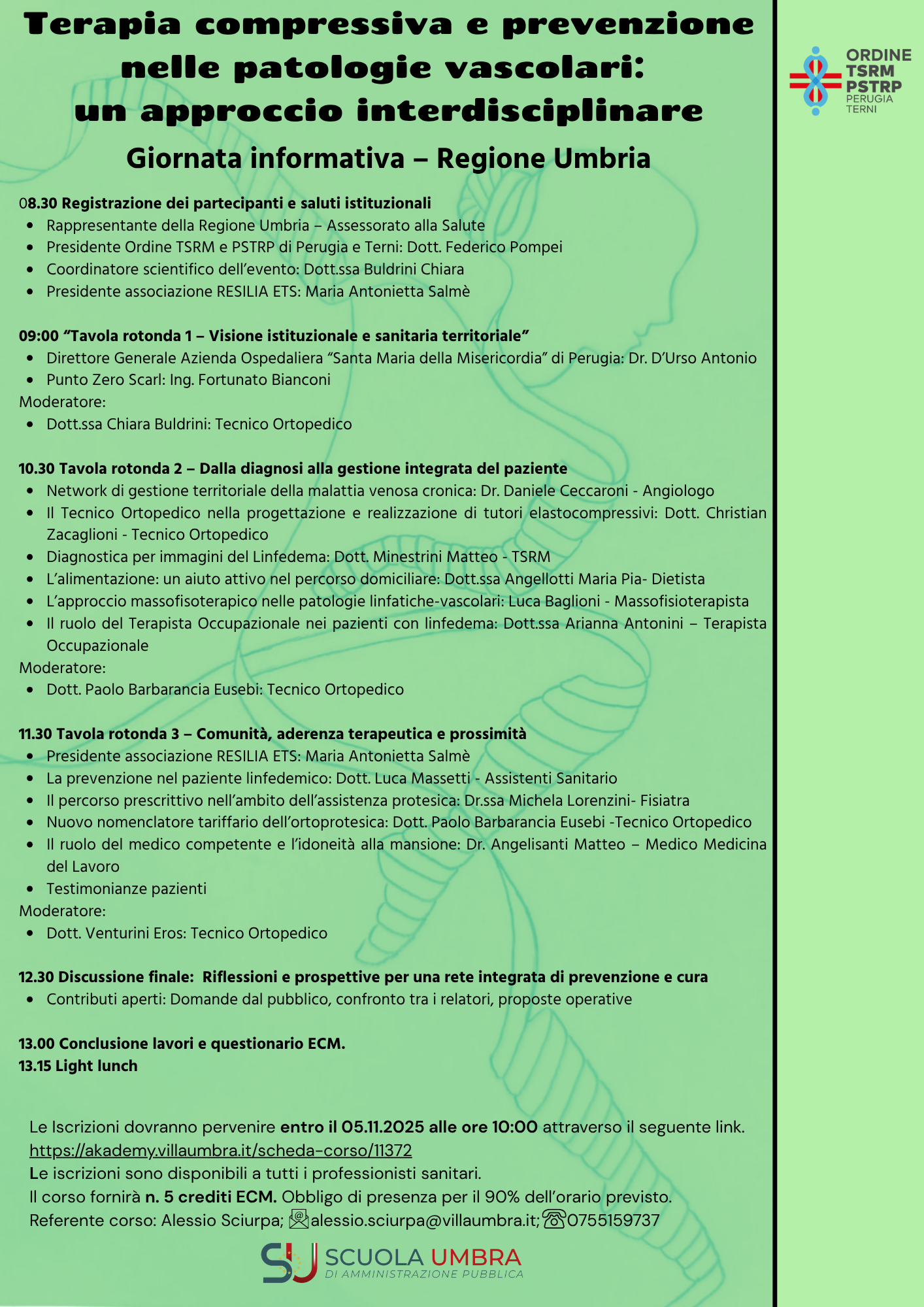 Terapia compressiva e prevenzione nelle patologie vascolari: un approccio interdisciplinare - 7 novembre 2025