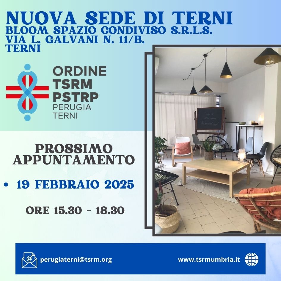 Riprendono gli appuntamenti dell'Ordine nella sede a Terni