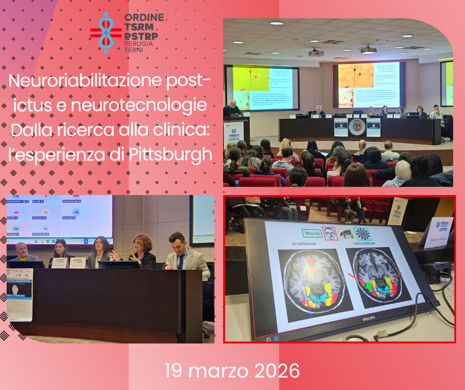 "Neuroriabilitazione post-ictus e neurotecnologie  Dalla ricerca alla clinica: l’esperienza di Pittsburgh" - 19 marzo 2026